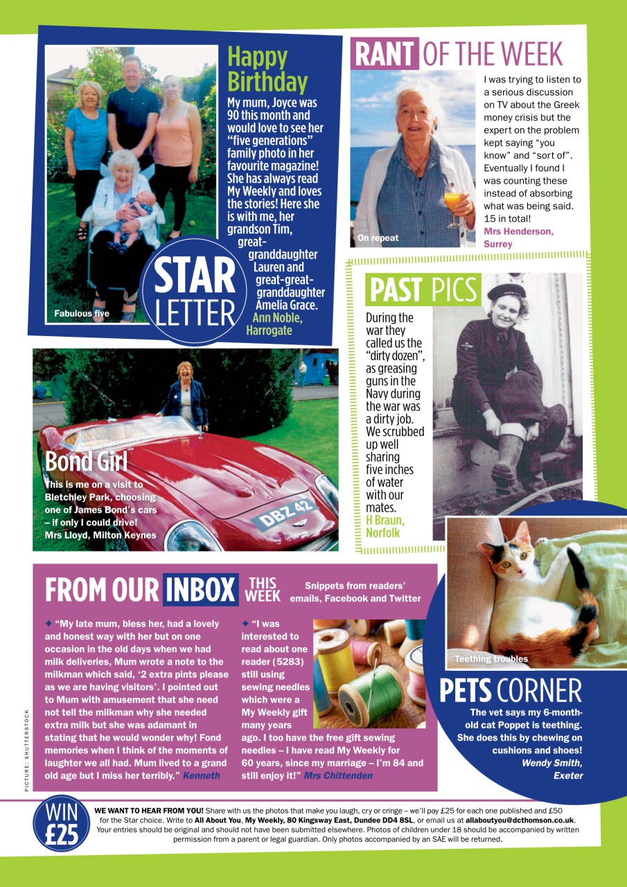 My Weekly Preview Pages