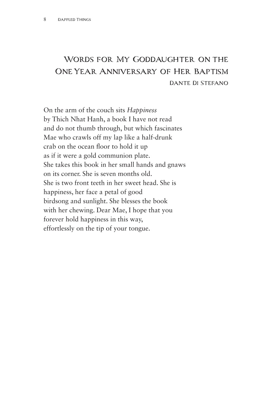 Dappled Things Preview Pages