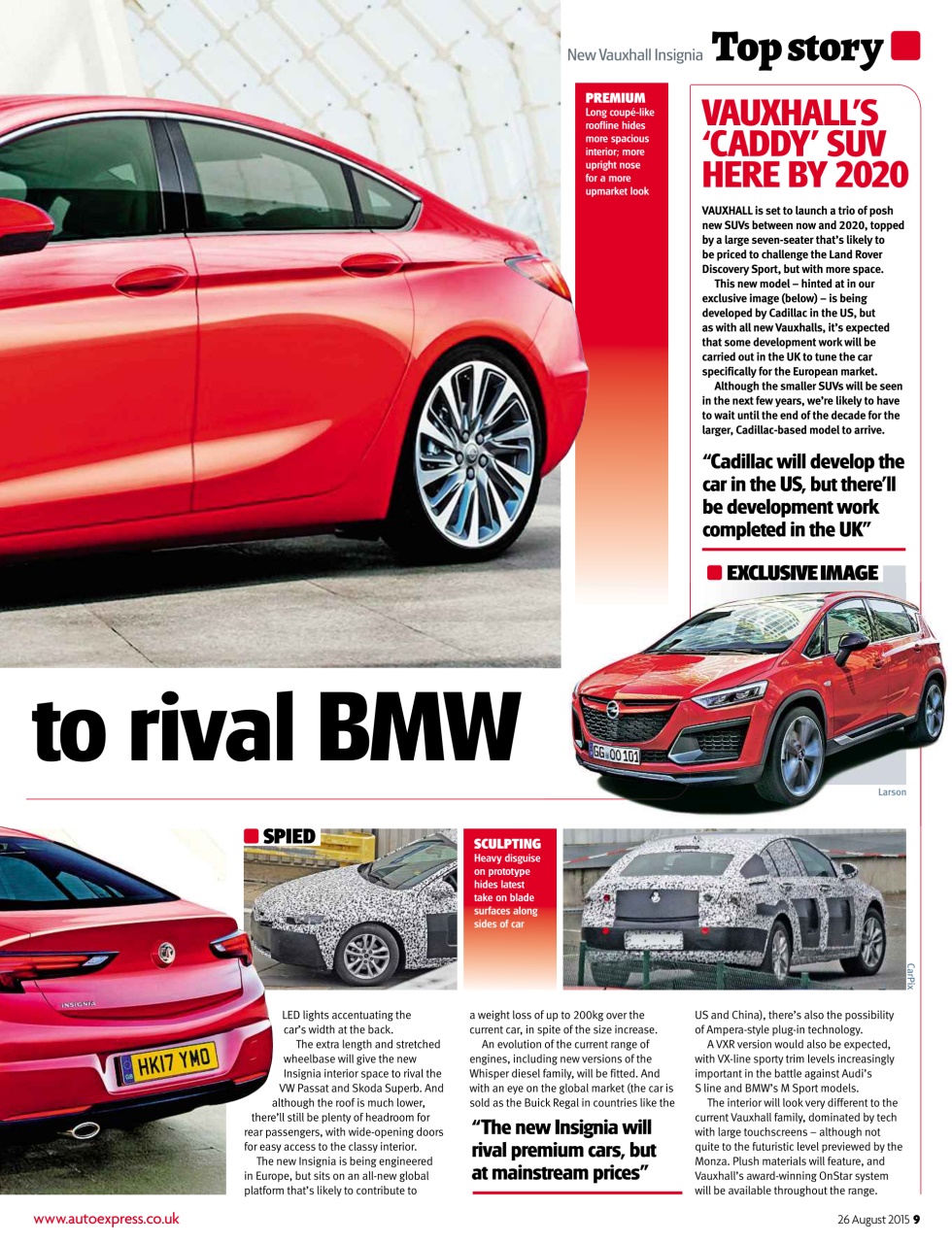 Auto Express Preview Pages