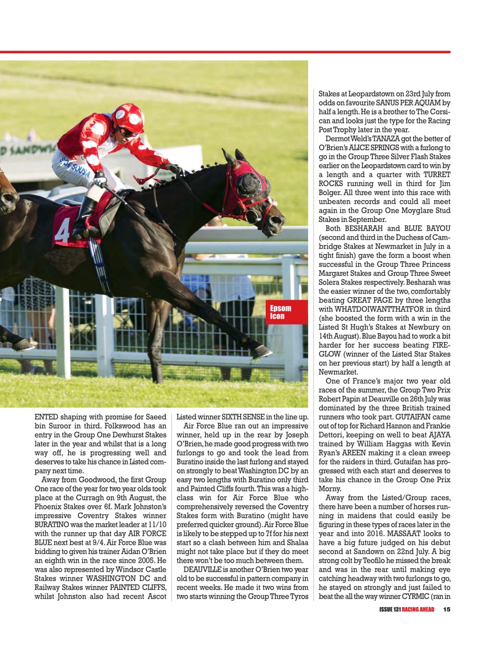 Racing Ahead Preview Pages