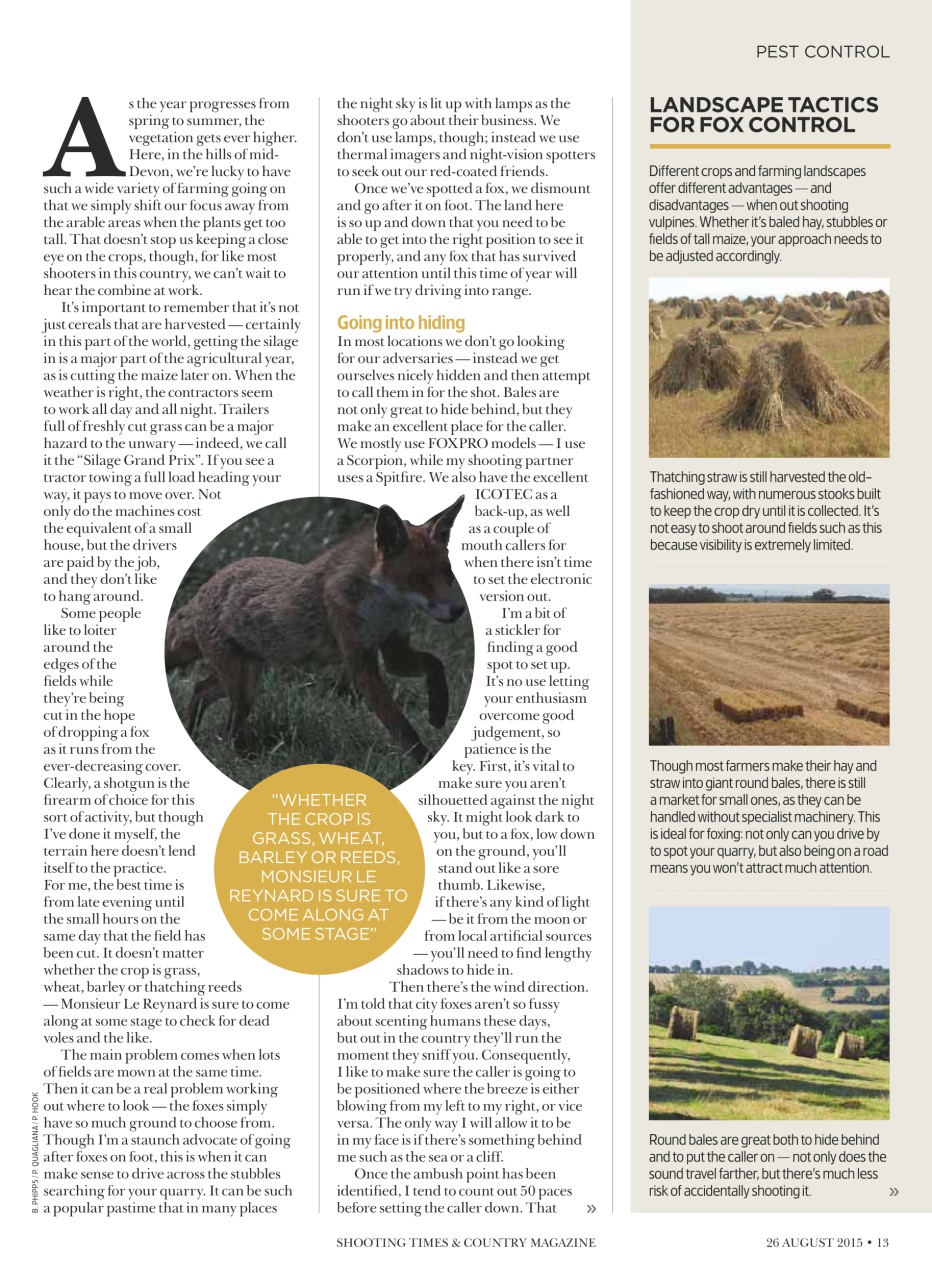 Shooting Times & Country Preview Pages