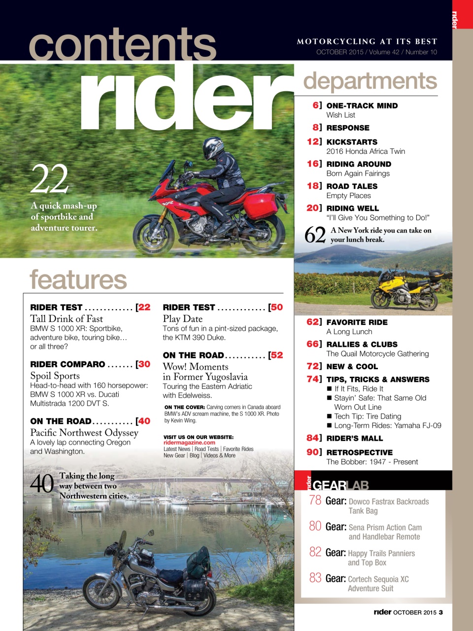 Rider Magazine Preview Pages