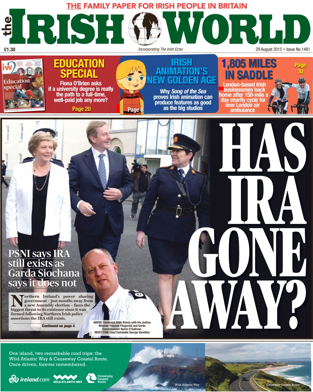 Irish World Preview Pages