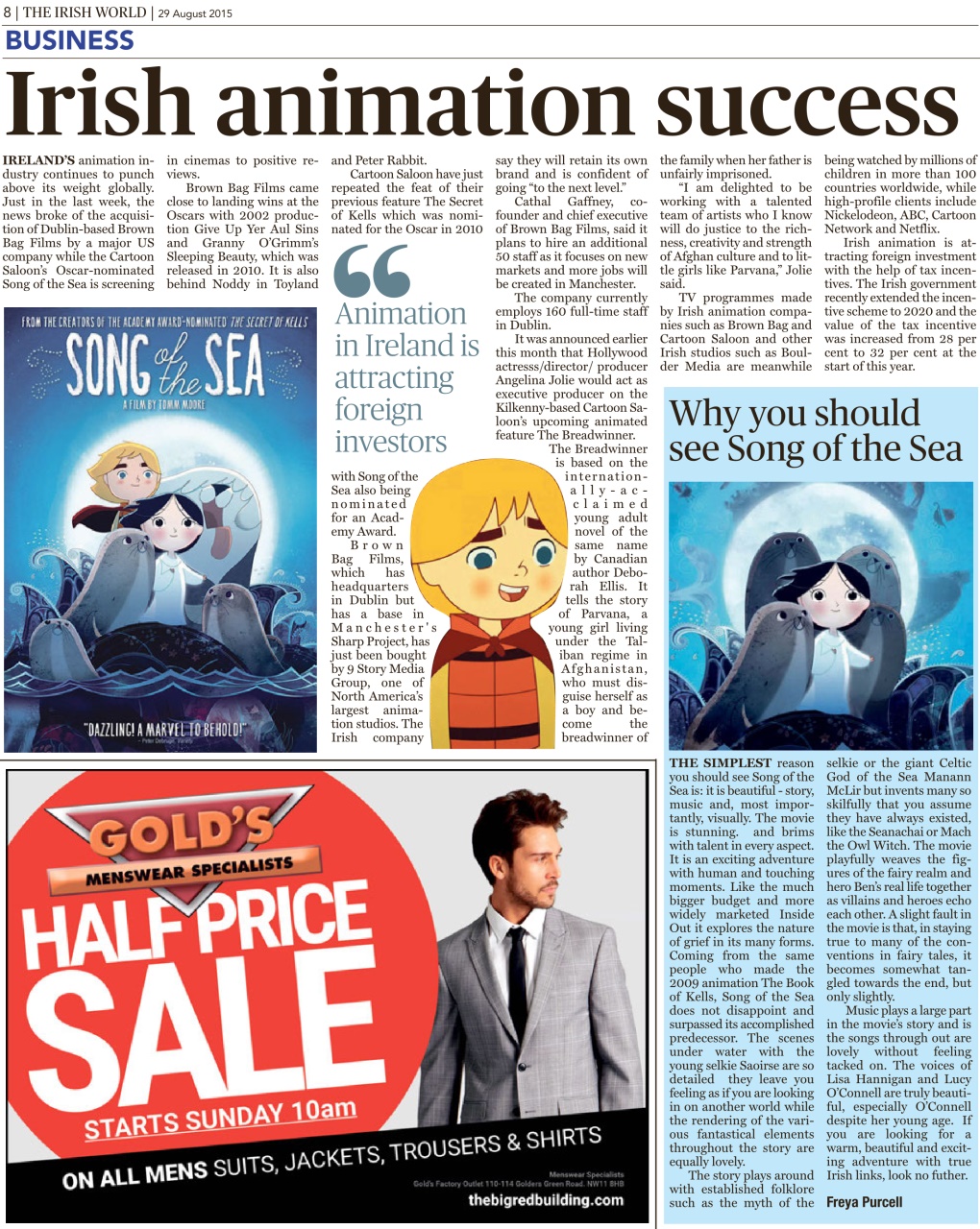 Irish World Preview Pages