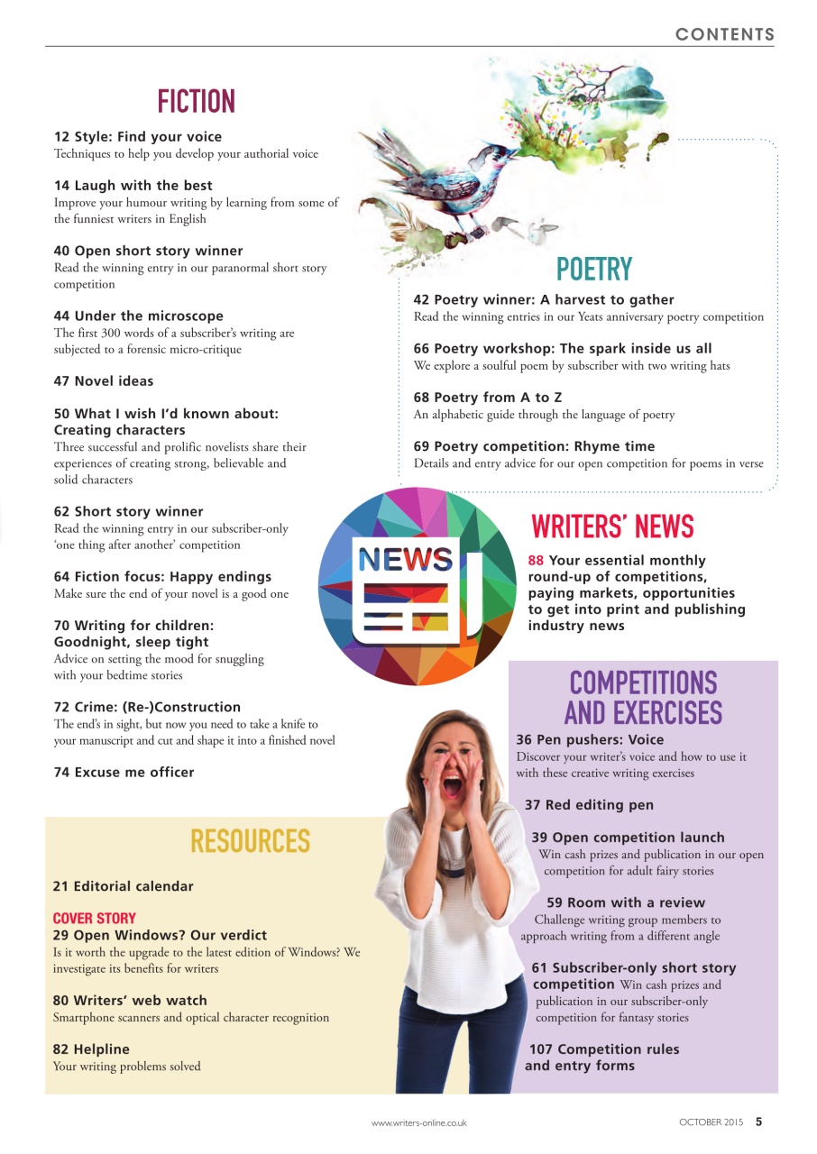 Writing Magazine Preview Pages