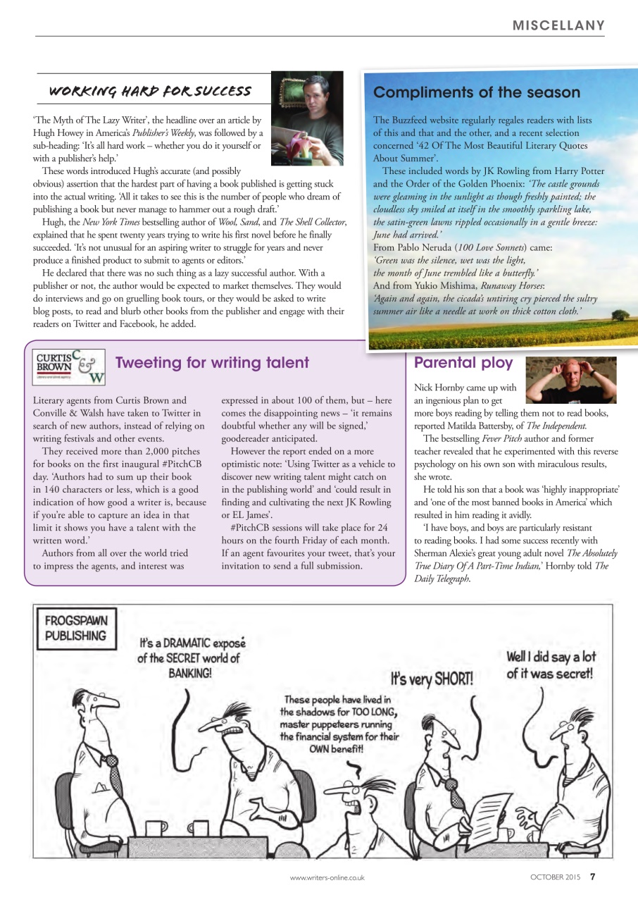 Writing Magazine Preview Pages