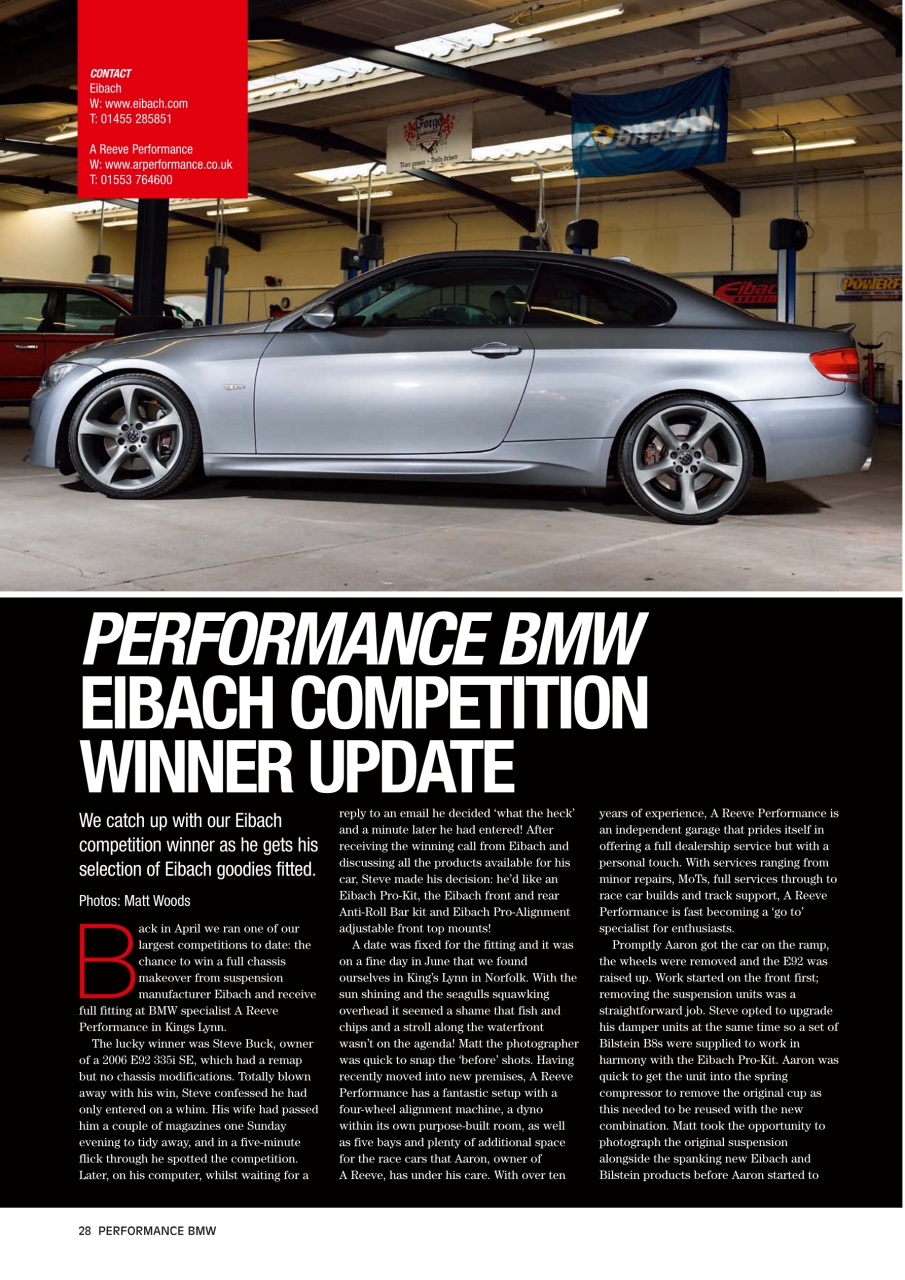 Performance BMW Preview Pages