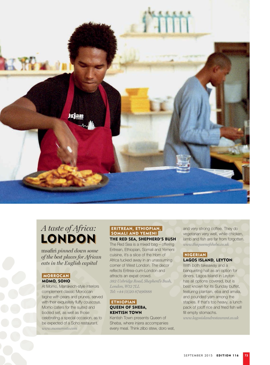 MSAFIRI – Kenya Airways Inflight Preview Pages