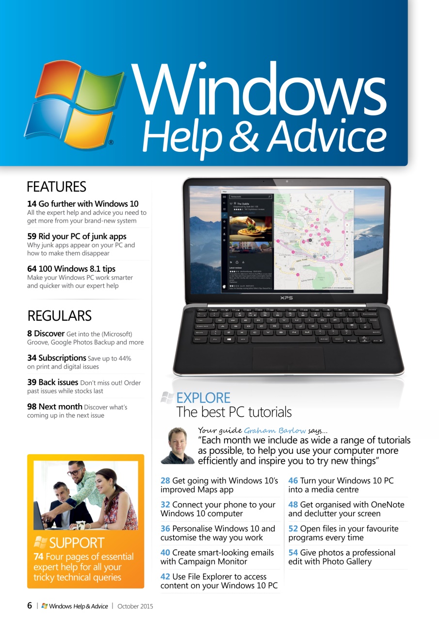 Windows Help & Advice Preview Pages