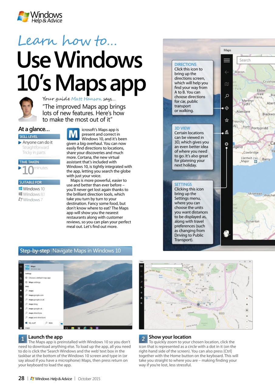 Windows Help & Advice Preview Pages