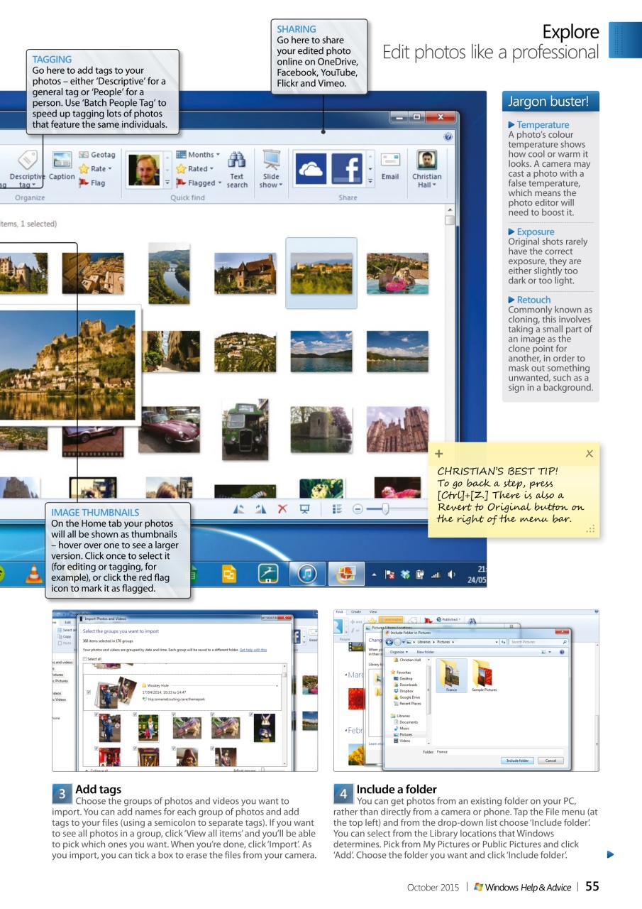 Windows Help & Advice Preview Pages