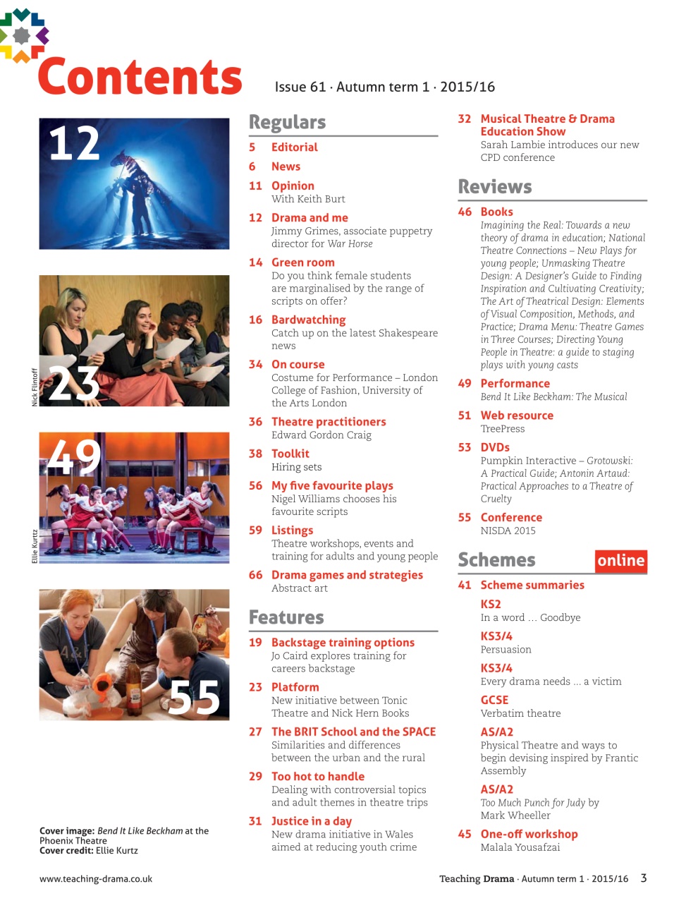 Drama and Theatre Preview Pages