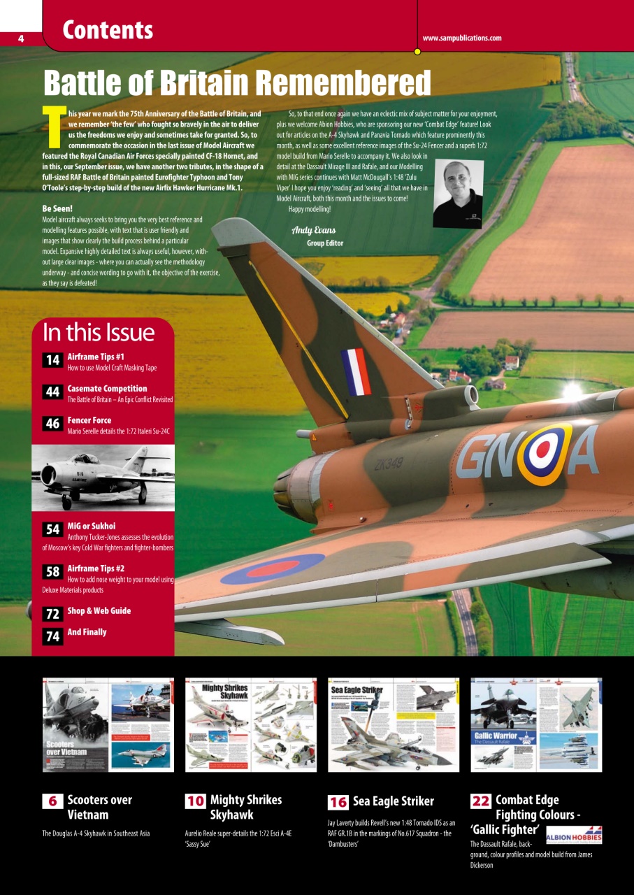 Model Aircraft Preview Pages