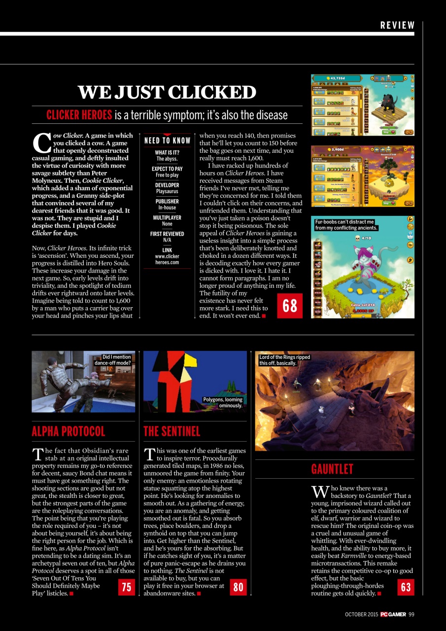 PC Gamer (UK Edition) Preview Pages