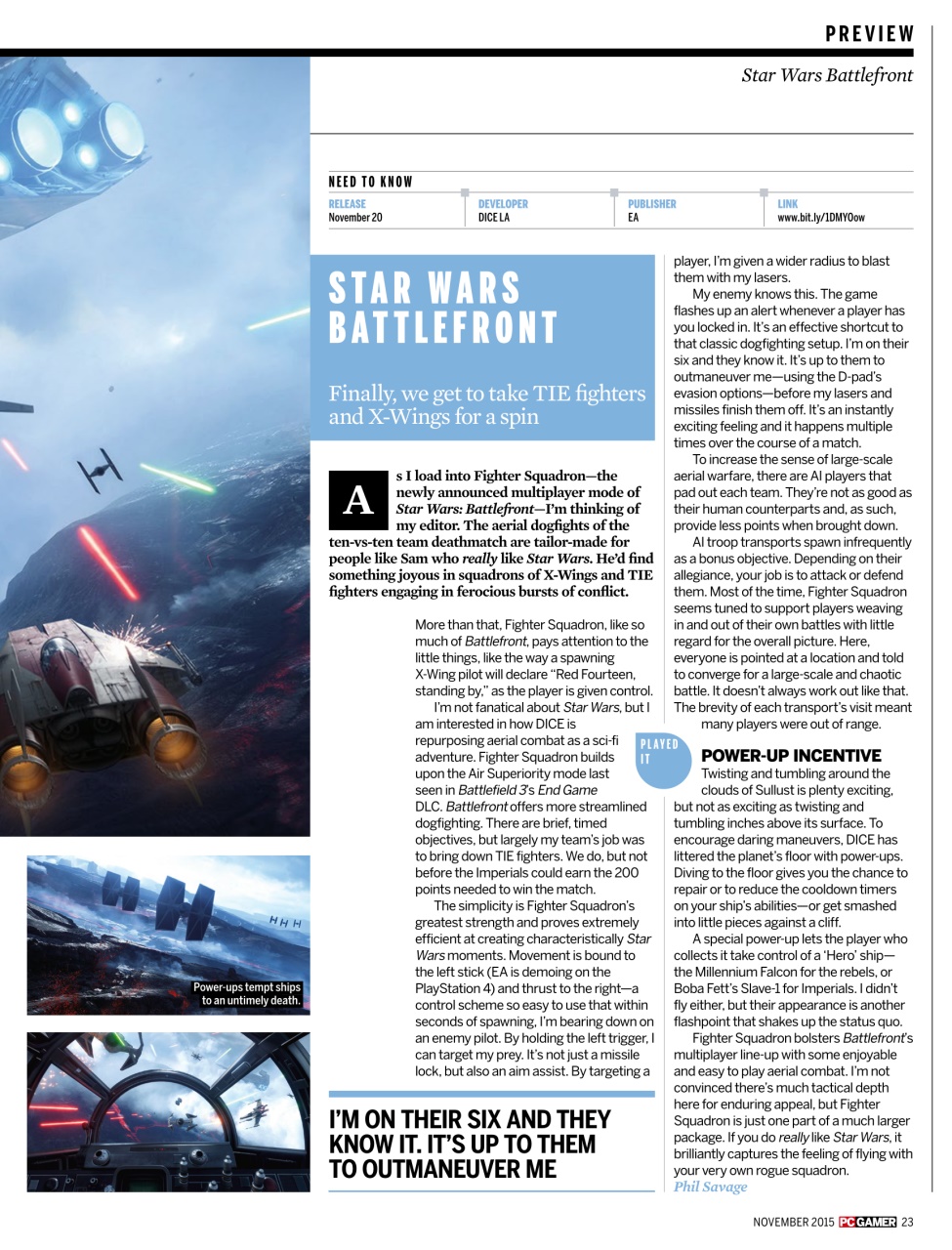 PC Gamer (US Edition) Preview Pages
