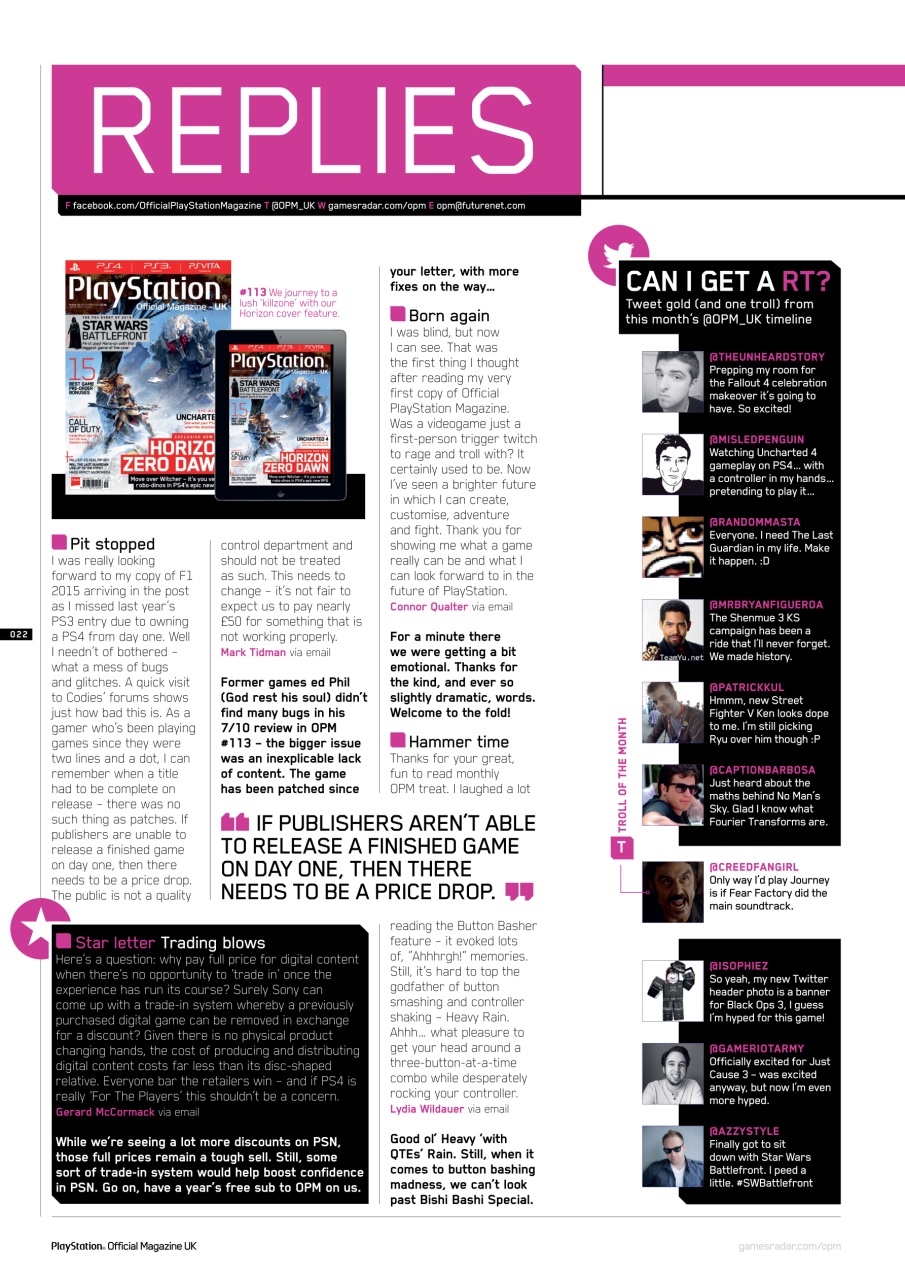 PLAY Magazine Preview Pages