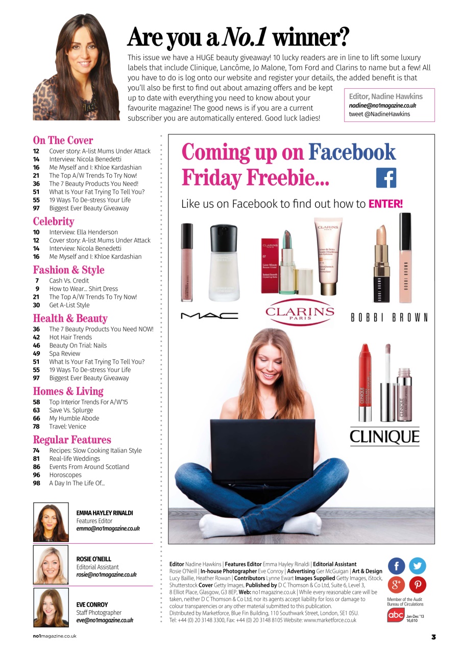 Number 1 Magazine Preview Pages