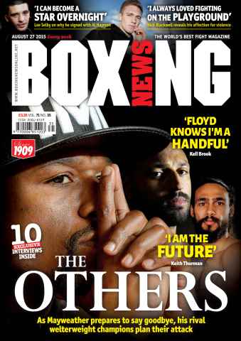 Boxing News issue August 25, 2015