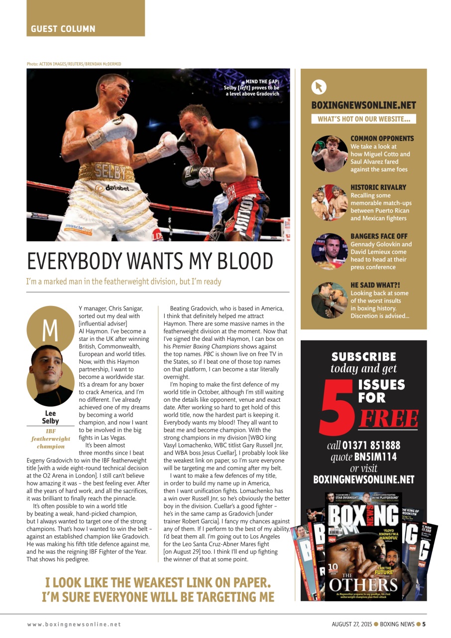 Boxing News Preview Pages