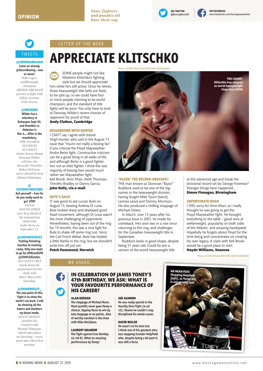 Boxing News Preview Pages