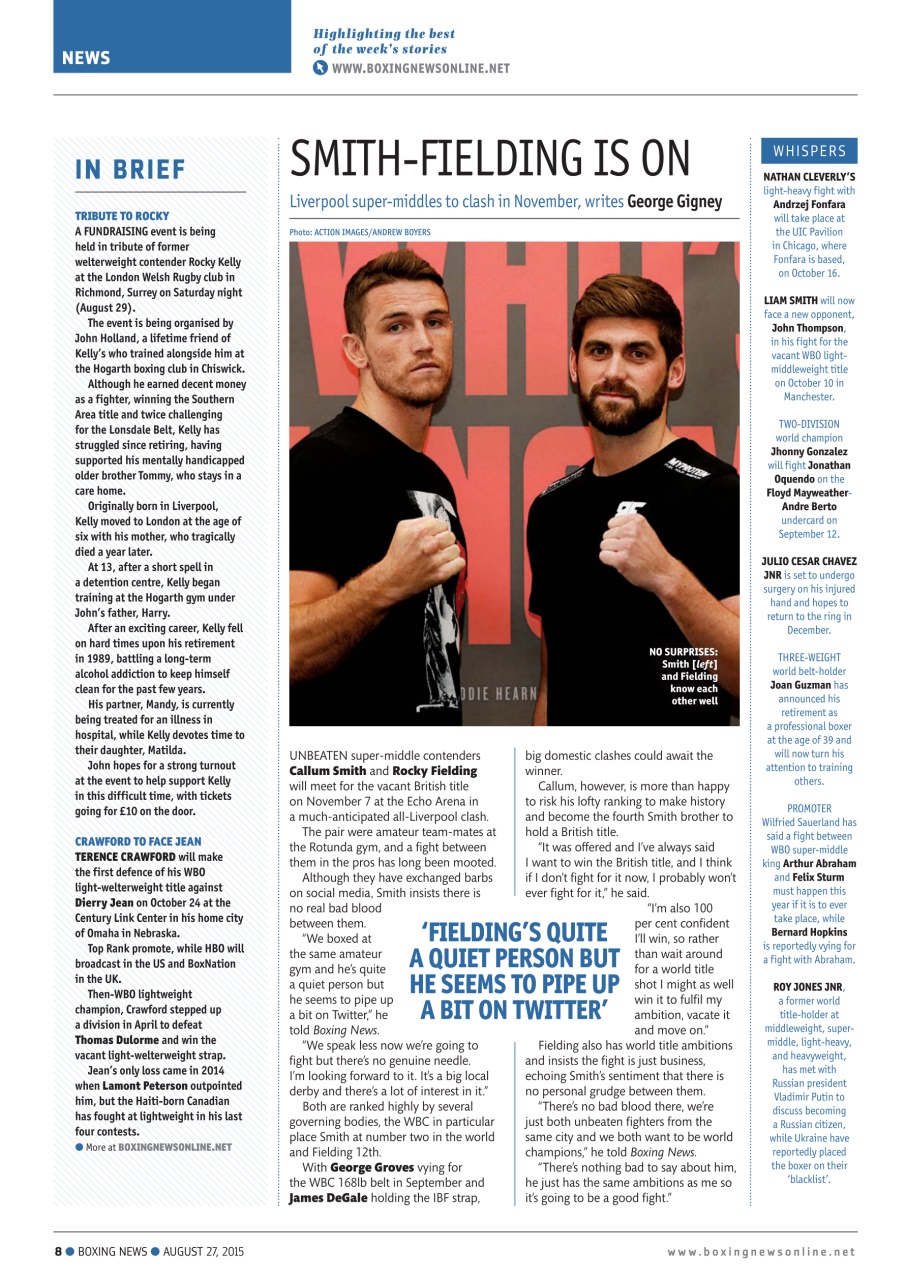 Boxing News Preview Pages