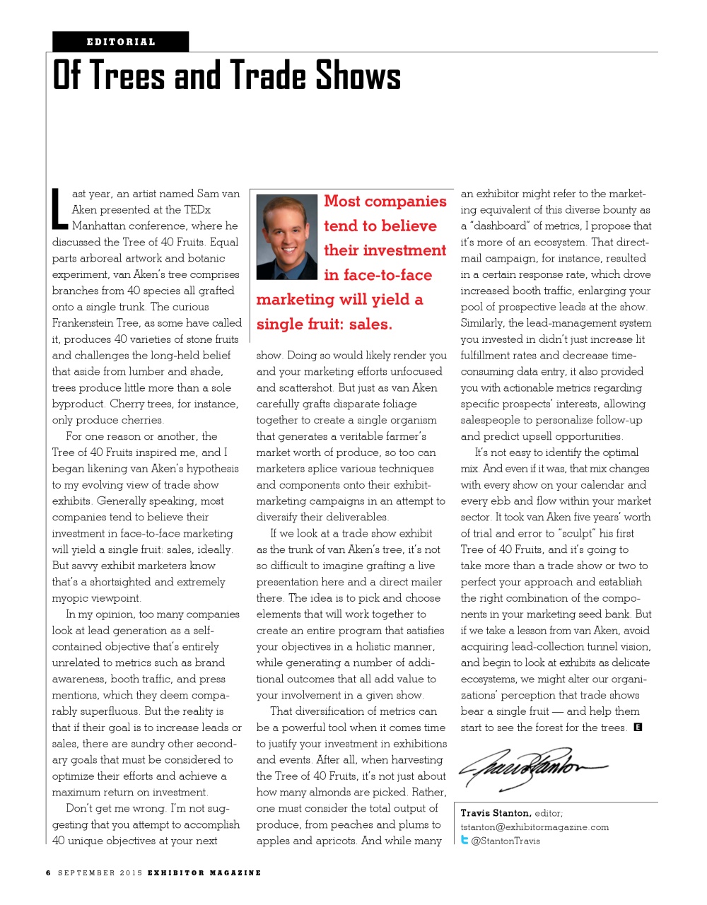 EXHIBITOR Magazine Preview Pages