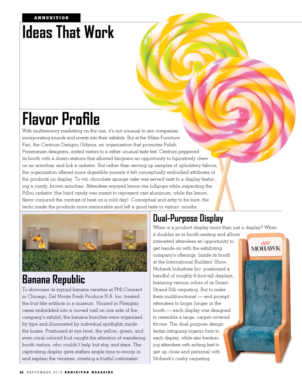 EXHIBITOR Magazine Preview Pages