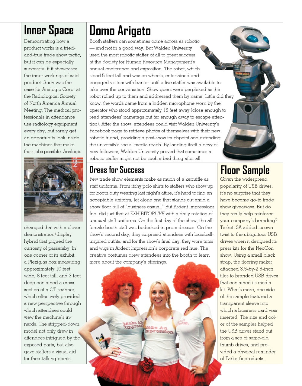 EXHIBITOR Magazine Preview Pages