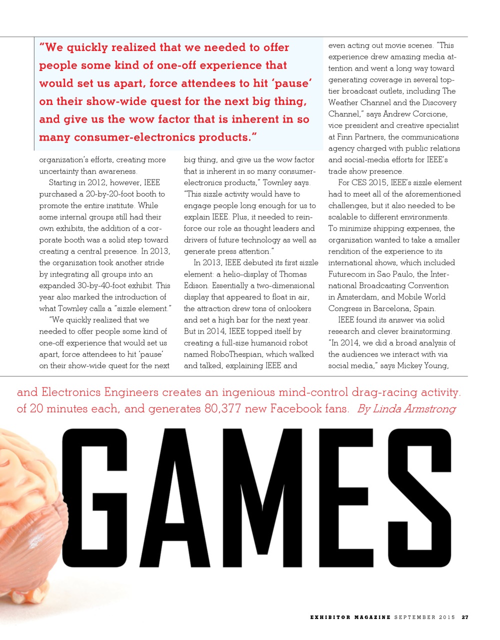 EXHIBITOR Magazine Preview Pages