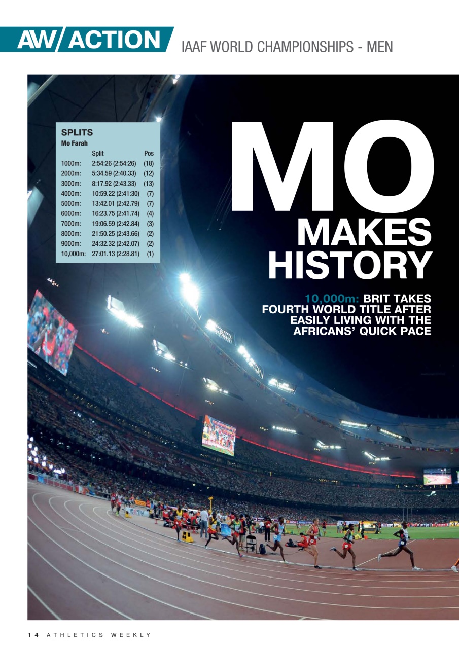 AW – Athletics Weekly Magazine Preview Pages