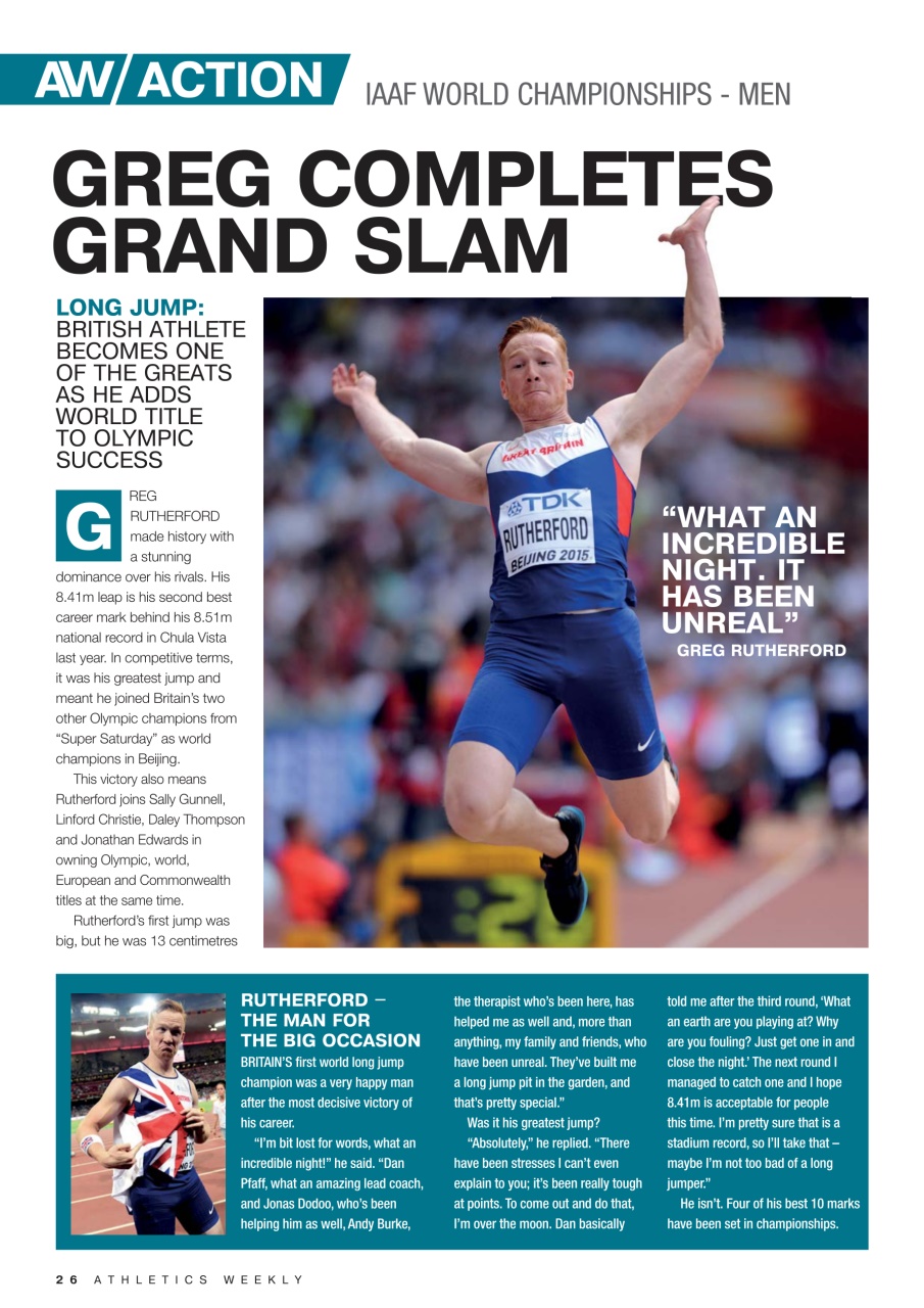 AW – Athletics Weekly Magazine Preview Pages