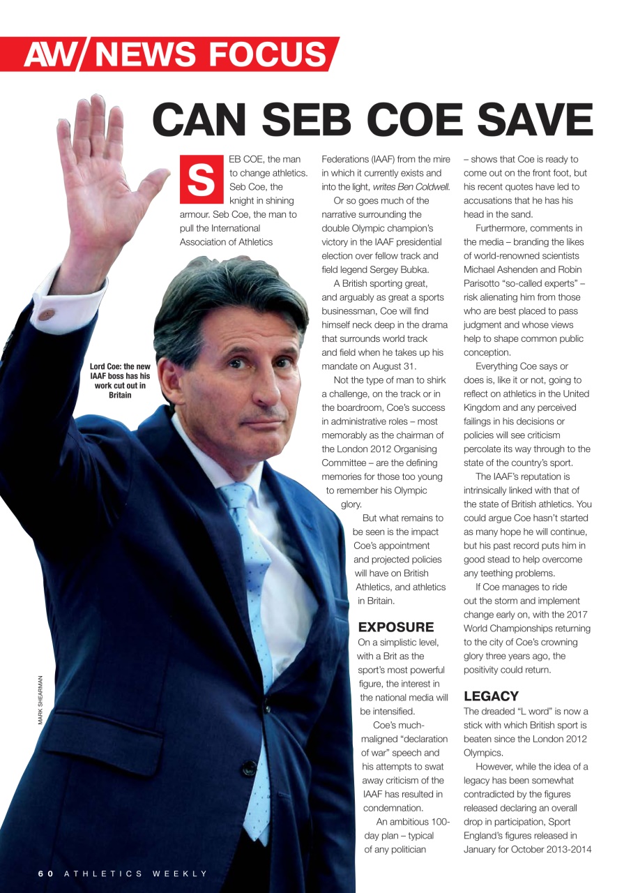 AW – Athletics Weekly Magazine Preview Pages