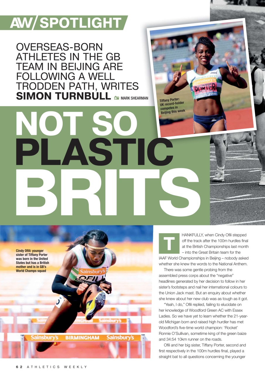 AW – Athletics Weekly Magazine Preview Pages