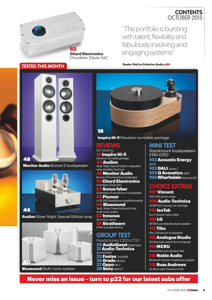 Hi-Fi Choice Preview Pages