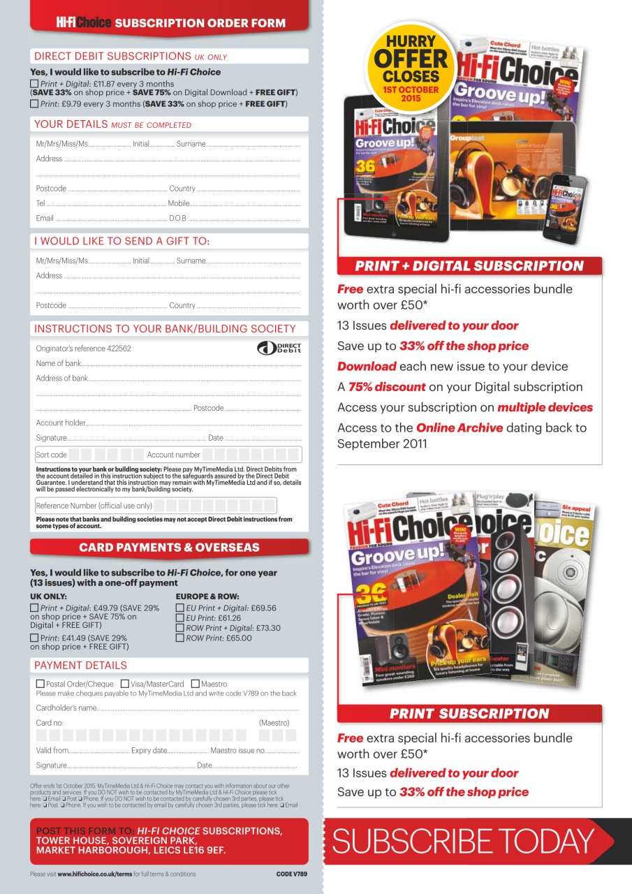 Hi-Fi Choice Preview Pages