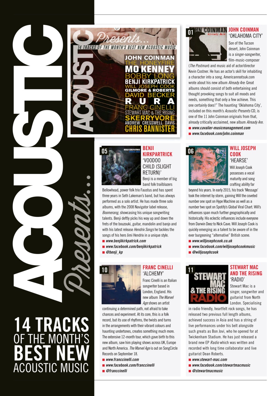 Acoustic Preview Pages