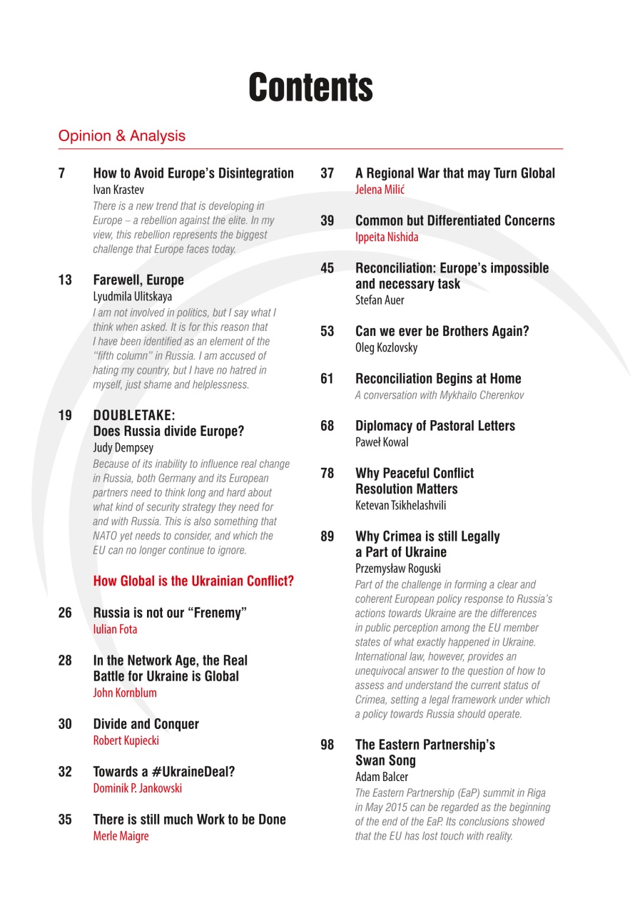 New Eastern Europe Preview Pages