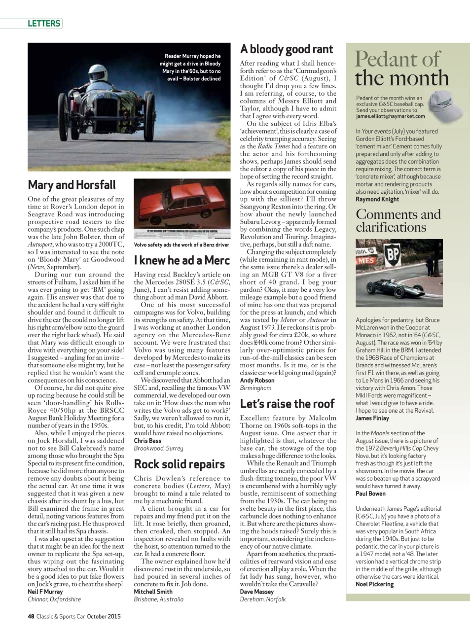 Classic & Sports Car Preview Pages