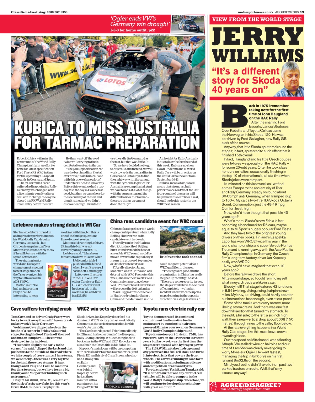 Motorsport News Preview Pages