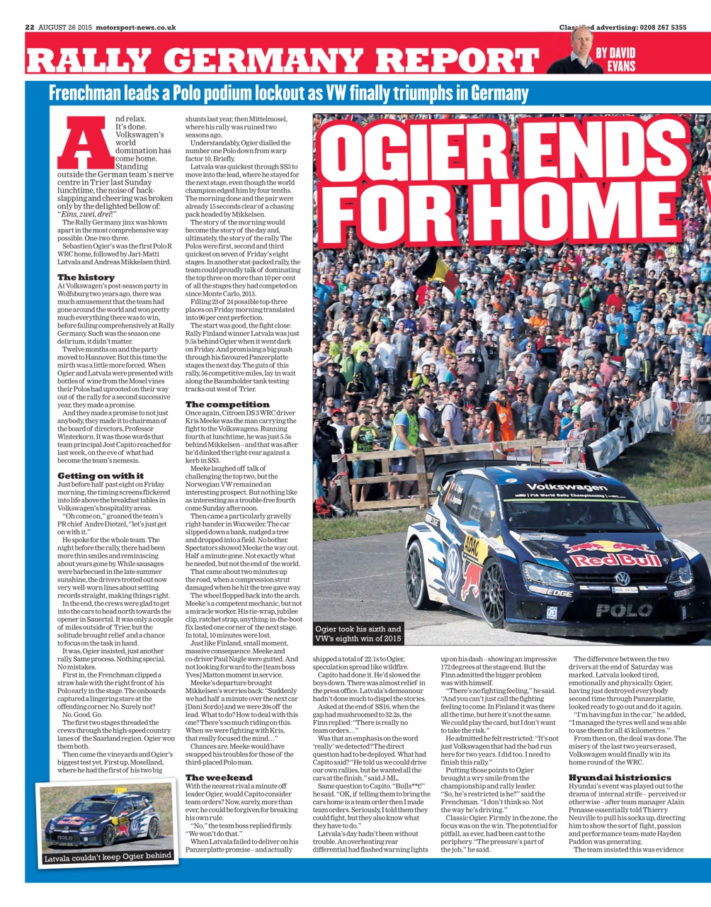 Motorsport News Preview Pages