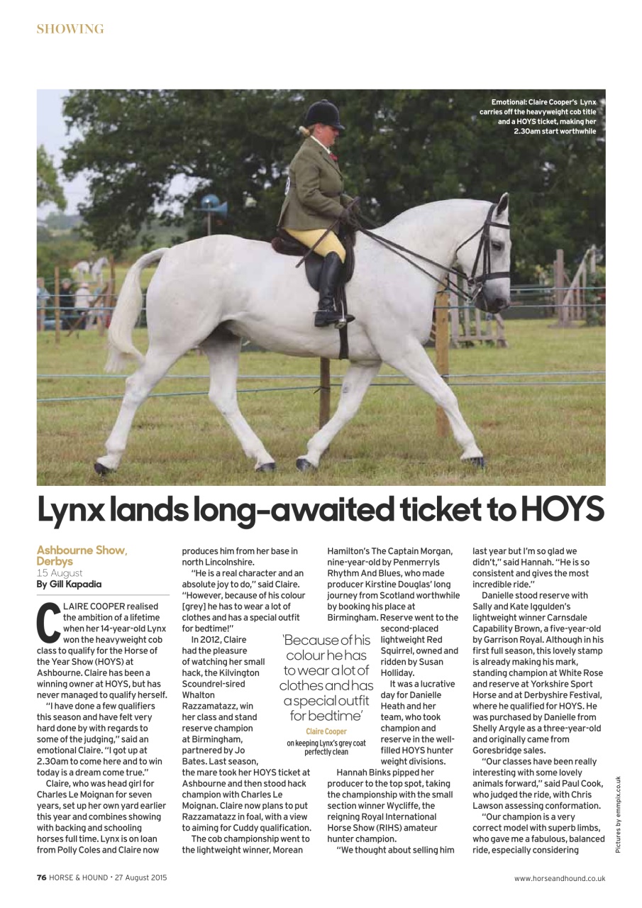 Horse & Hound Preview Pages