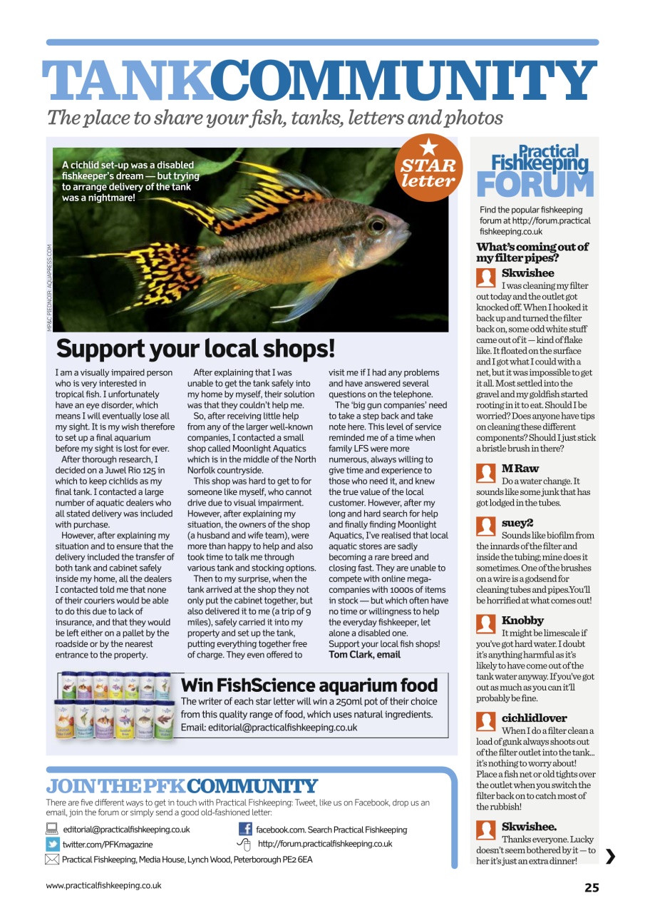 Practical Fishkeeping Preview Pages