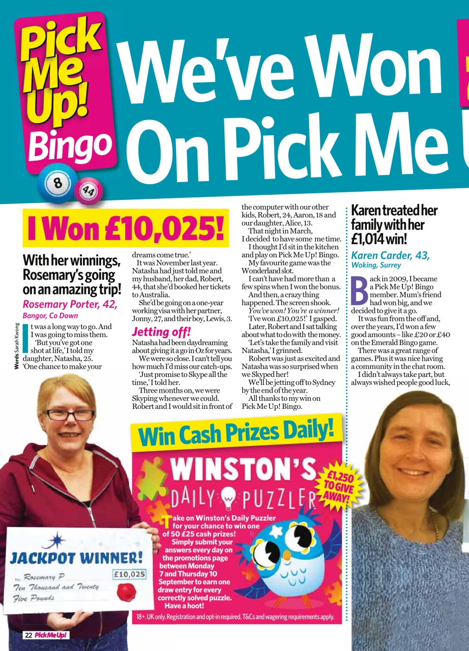 Pick Me Up Preview Pages