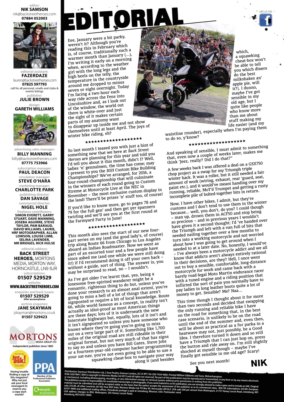 Back Street Heroes Preview Pages