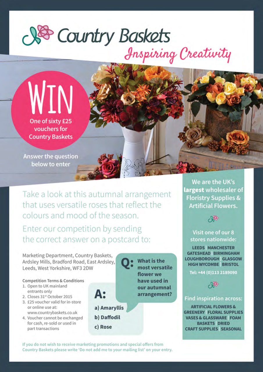 The Flower Arranger Preview Pages