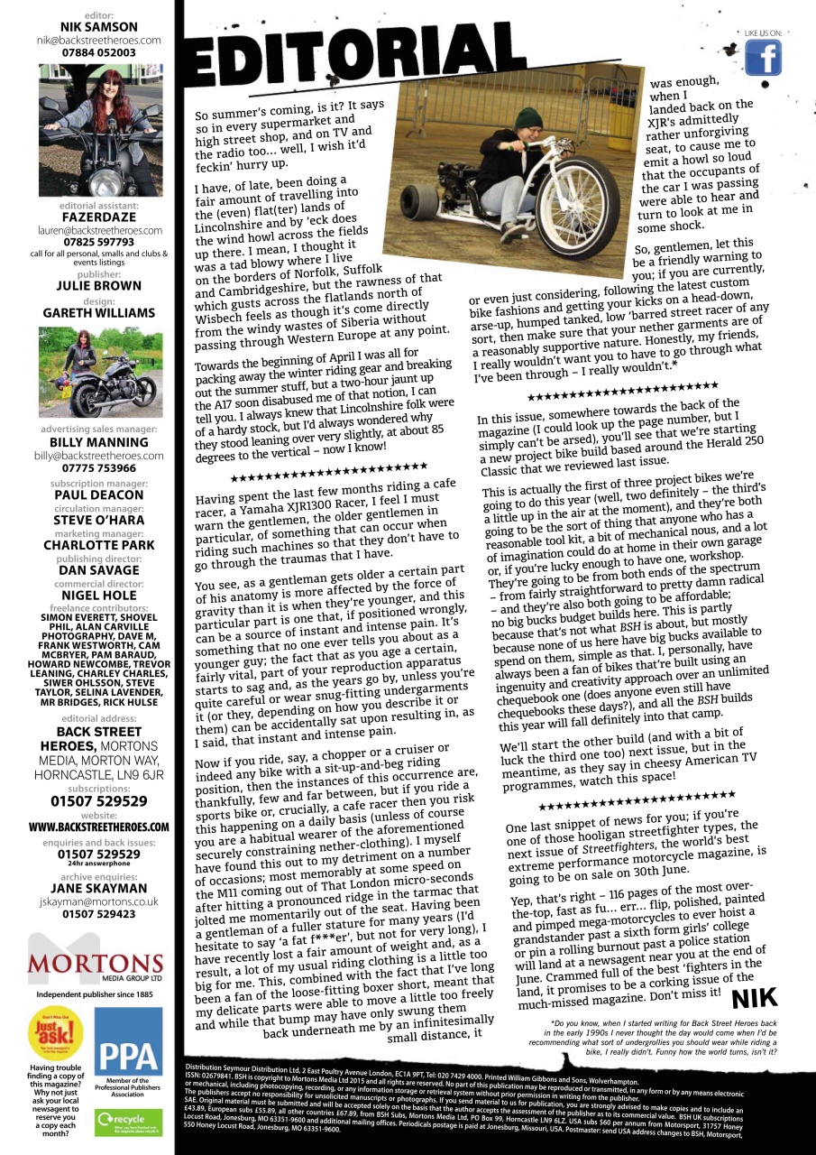 Back Street Heroes Preview Pages