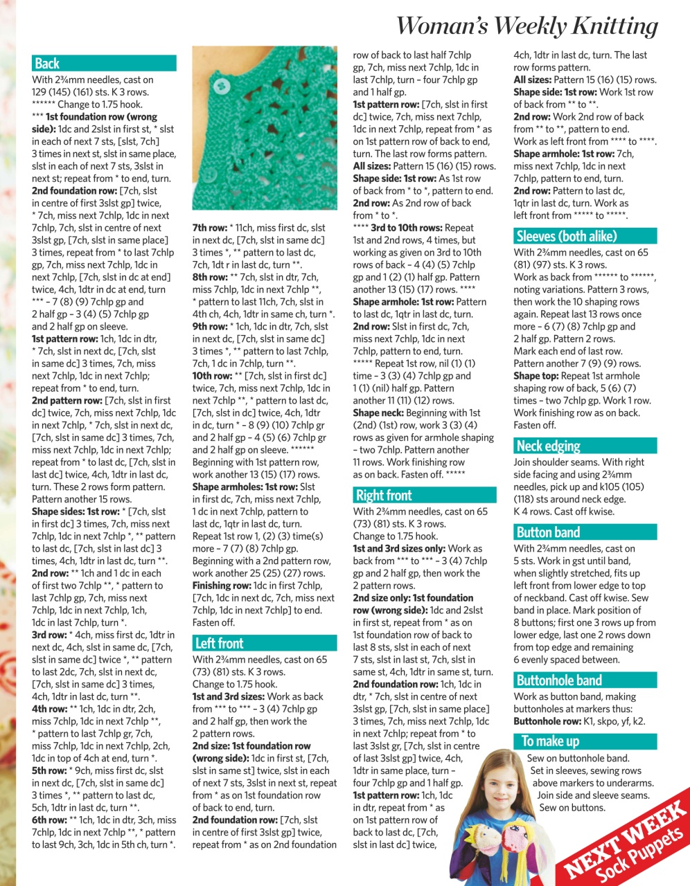 Woman's Weekly Preview Pages