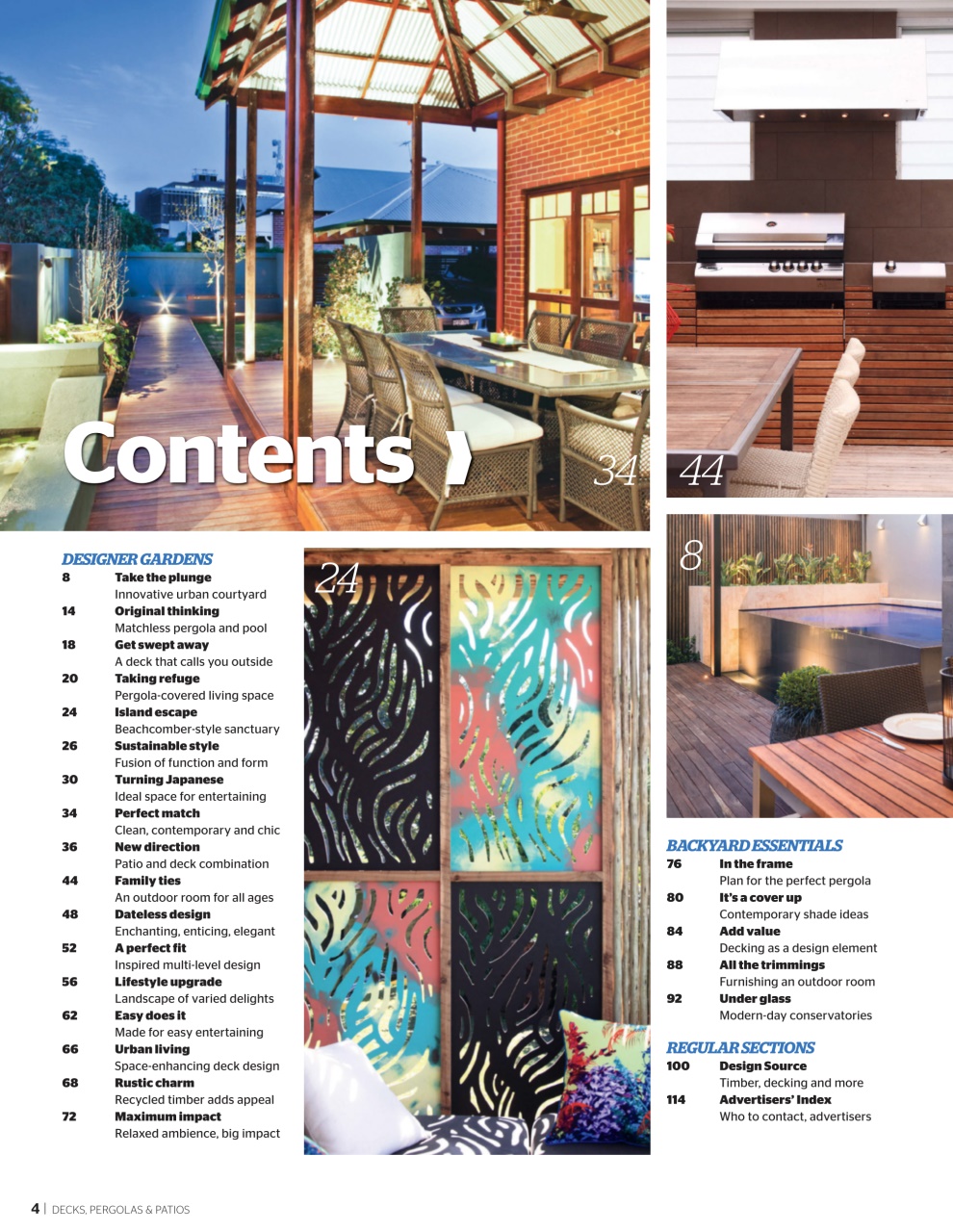 Backyard & Outdoor Living Preview Pages
