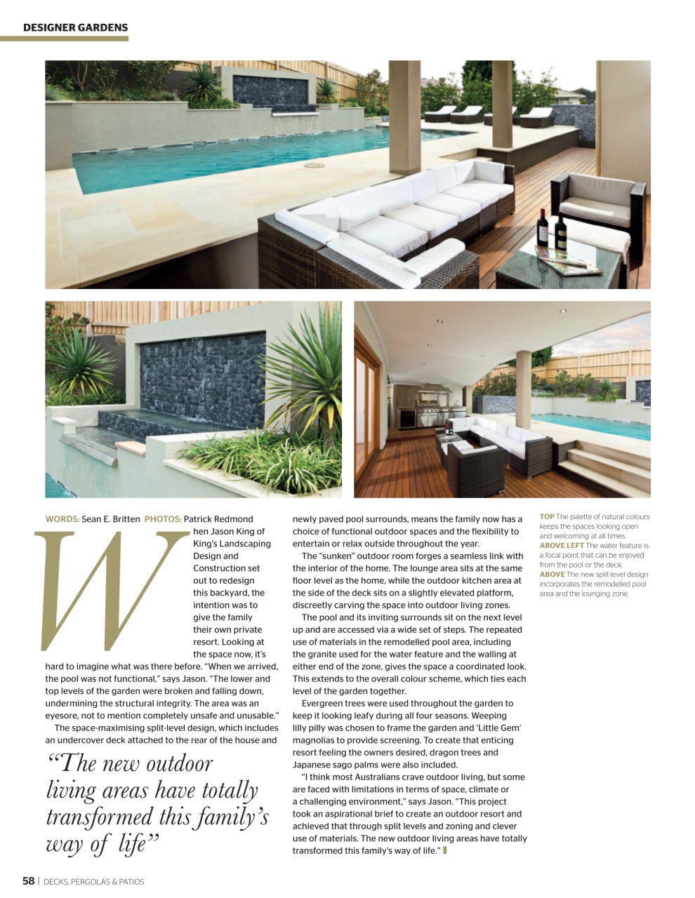 Backyard & Outdoor Living Preview Pages