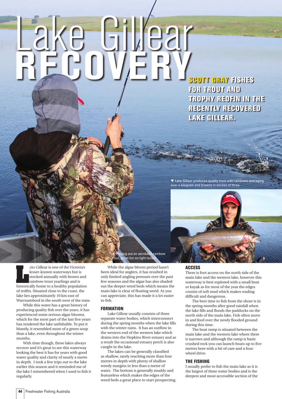 Freshwater Fishing Australia Preview Pages